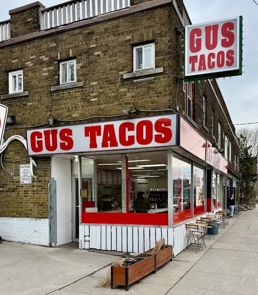 Image + Gus Tacos + Mexican food in Queen West Toronto