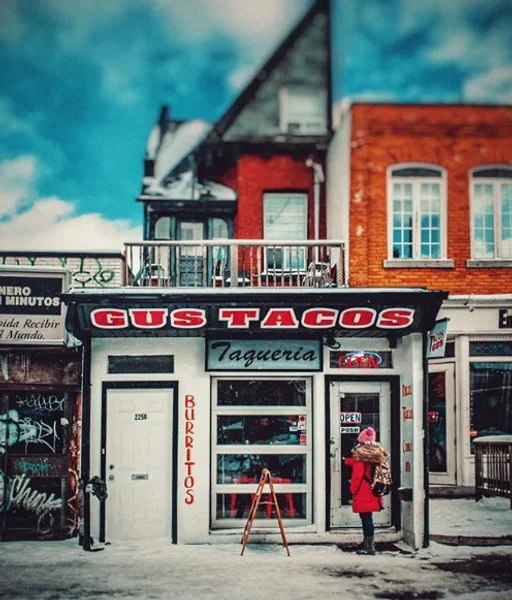 Image Gus Tacos Mexican food in Chinatown Toronto