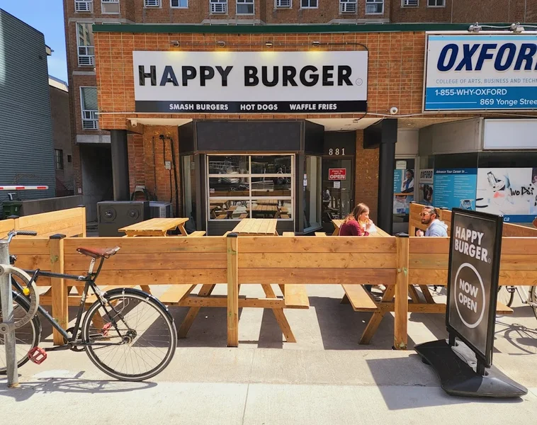 Image + Happy Burger - Yonge St. + Burgers in Ontario
