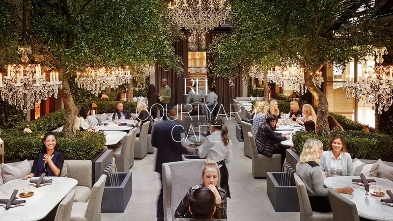 Image RH Courtyard Restaurant at RH Toronto Dinner spots in Ontario