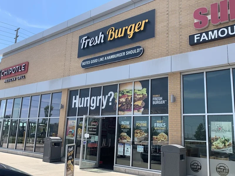 Image Fresh Burger, Dixie American food in Mississauga