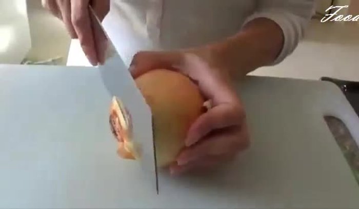 Cut onions in half, then into wedges. Peel off the skin.