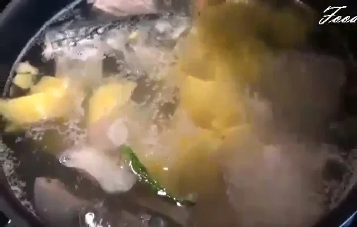 Add tomatoes, skimming away any scum.