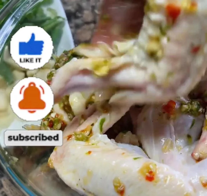 Marinate the chicken wings overnight in the refrigerator for maximum flavor absorption.