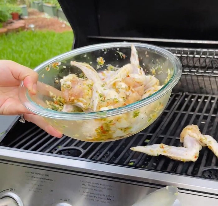 Preheat your grill to medium heat. Ensure the grill is clean to prevent burning.