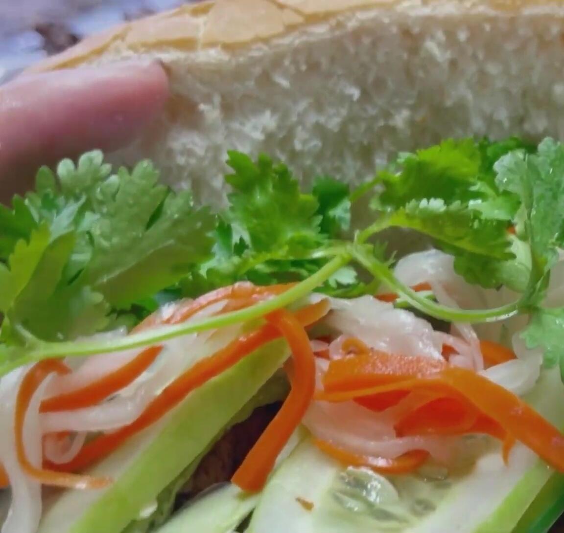 Lemongrass Beef Banh Mi-image