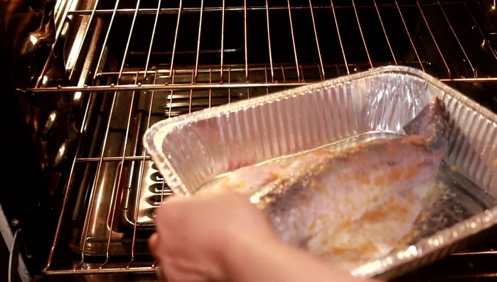 Preheat oven to 450 degrees. Bake the catfish for 40 minutes.