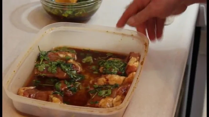 Marinate chicken for at least 30 minutes, but no more than 4 hours.