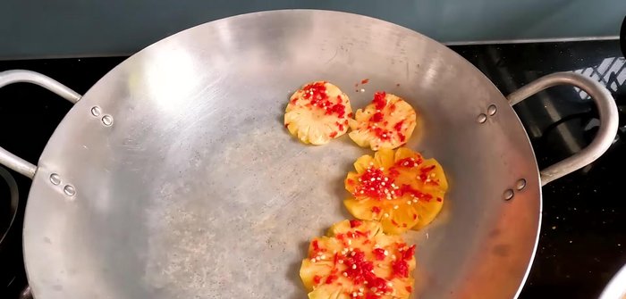Simmer the marinated pineapple for 20-30 minutes, stirring occasionally.