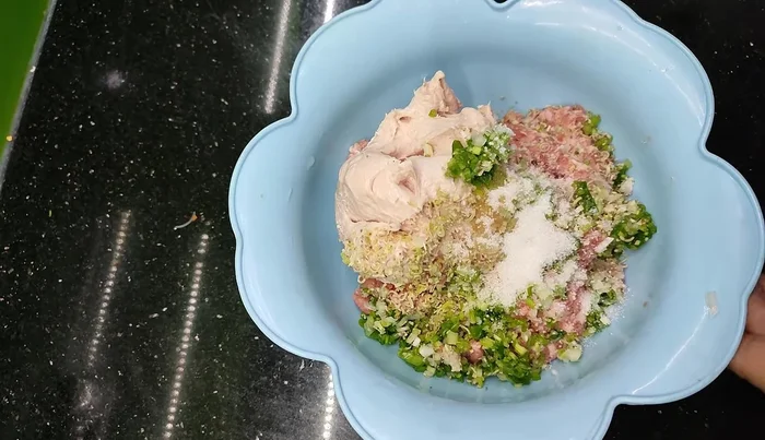 Shape the mixture into meatballs.