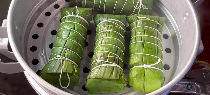 Steam: Steam the rolls over medium heat for 90 minutes (or 2 hours for larger rolls). Let cool completely, then refrigerate overnight to firm.