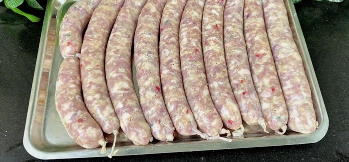 Steam the sausages for 30 minutes.