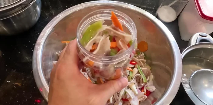Refrigerate for at least a day. Can be stored for up to a month and a half.