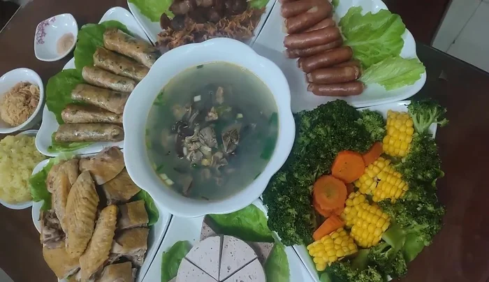 Bake spring rolls in the oven until crispy.