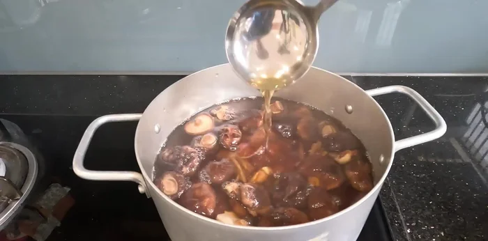 Reduce heat and simmer until the sauce thickens to your desired consistency.