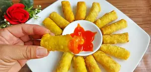 Crispy Vegetarian Spring Rolls with Wonton Wrappers