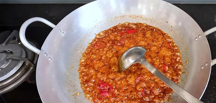 Add 500-600ml of fresh coconut water. Bring to a boil and simmer for 2-3 minutes.