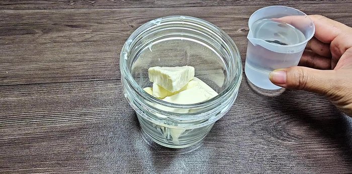 Blend Laughing Cow cheese with 80ml of cooled boiled water until smooth. Filter through a sieve.