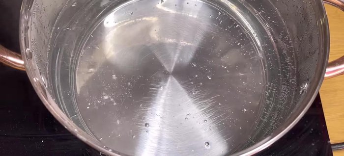 Pipe the batter into boiling water. Cook for about 30 seconds until they float to the surface.