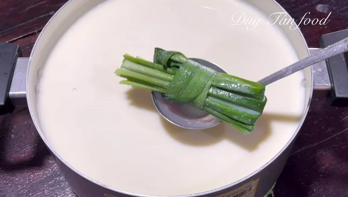 Cool and serve: Remove pandan leaves and let the milk cool completely. Refrigerate and serve chilled.