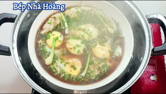Turn off the heat and let the eggs sit for a few minutes to allow the flavors to meld.
