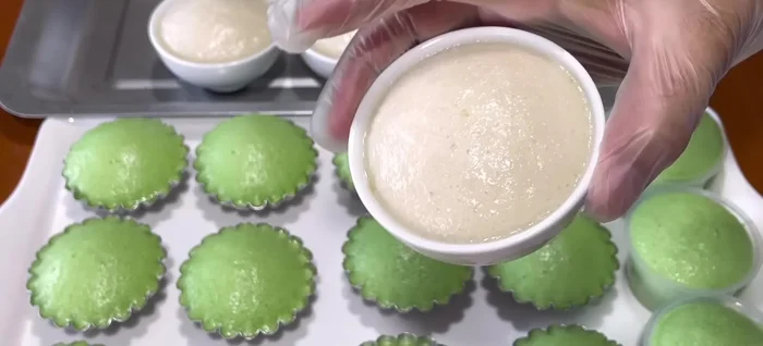 Remove from steamer and let cool before unmolding.