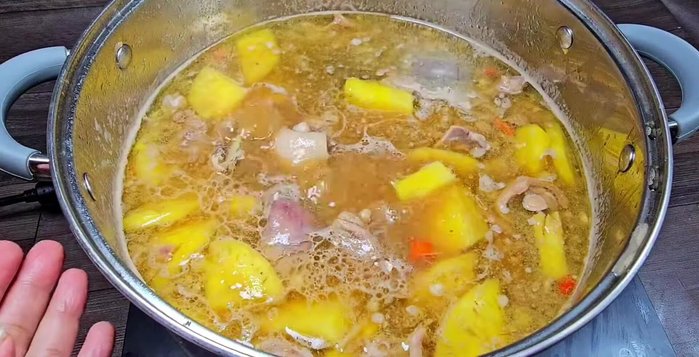 Bring to a boil, then skim off the foam. Reduce heat and simmer until the duck is tender and the sauce has thickened.
