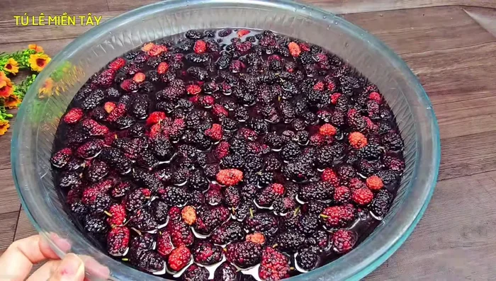 Wash strawberries gently. Don't crush them.