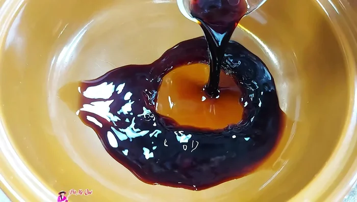 Prepare the braising liquid: In a pot, combine soy sauce, water (or coconut water), sugar, vegetarian seasoning, and celery.