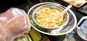Sticky Rice with Corn & Mung Beans: Creamy Coconut Delight