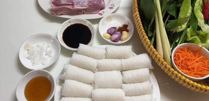 Blanch the pork belly in boiling water, then immediately transfer it to a bowl of cold water. This helps to clean and reduce shrinkage.