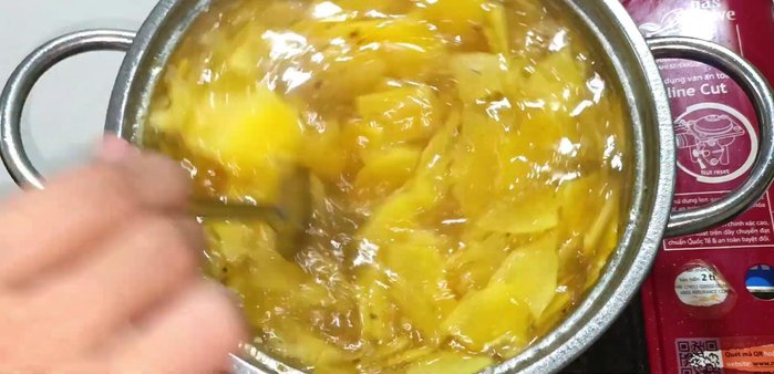 Add the chopped green onions and simmer for 2-3 minutes.