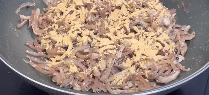 Add rice bran, mix thoroughly, and let cool slightly. (483.199)