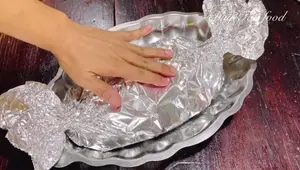 Grilled Seafood Tofu in Foil - Easy Recipe