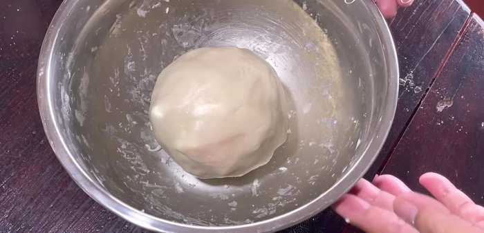 Wrap the dough and let it rest for 15-30 minutes.