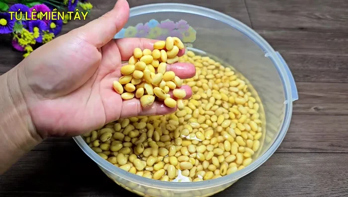 Soak soybeans for 4-5 hours (or overnight).