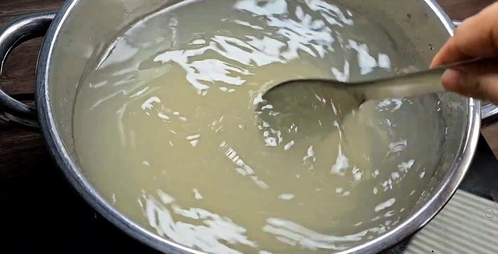 Cook the jelly: Place the pot on the stove. Stir constantly to prevent sticking. Skim off any foam that forms. Once boiling, reduce heat and cook for another 5 minutes.