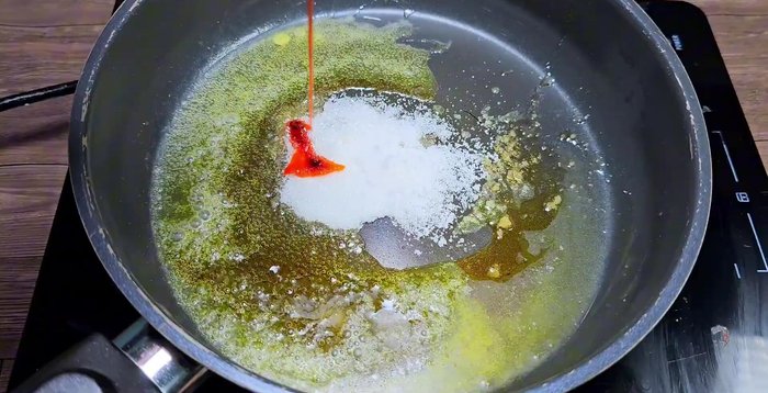 Increase heat. Add a little corn oil (optional). Stir-fry.