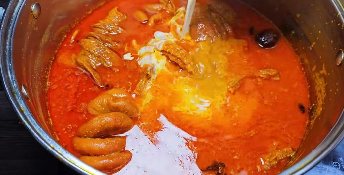 Stir in the remaining broth, bring to a simmer, then turn off the heat.