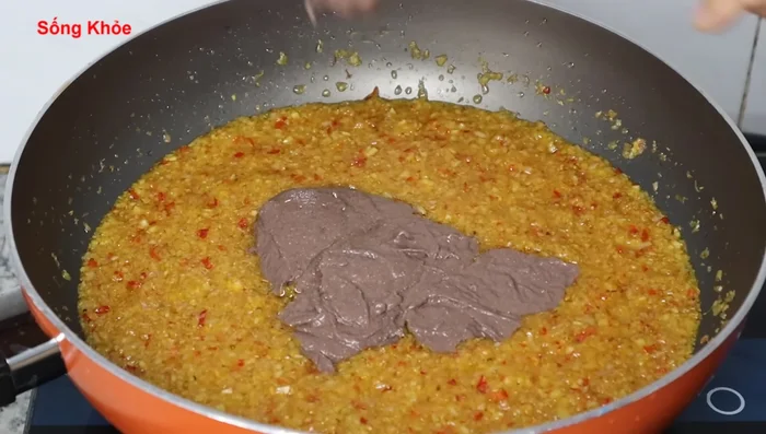 Add Hue shrimp paste (or other fish paste, strained if necessary).