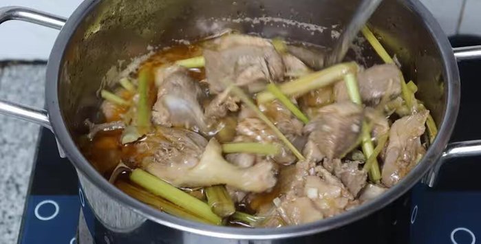 Simmer for 15-16 minutes after the water boils.