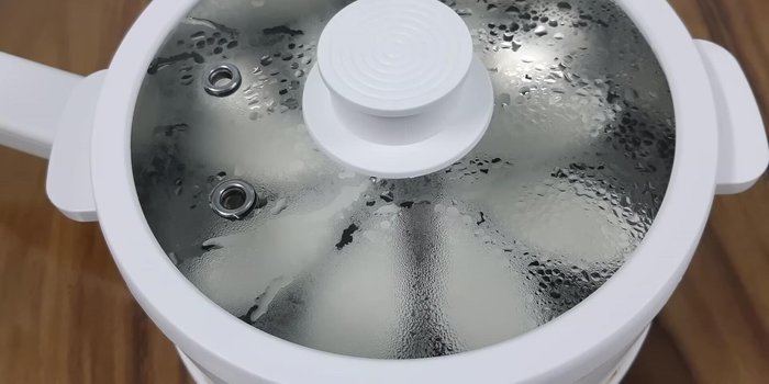 Steam on high heat for 10 minutes, then reduce heat and steam for another 3 minutes. Release steam.