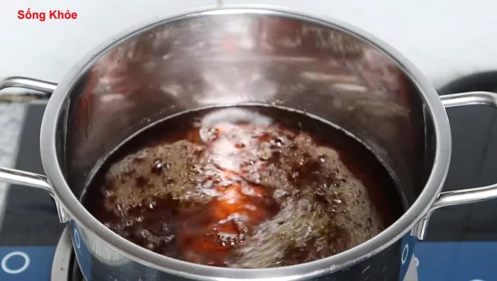 Let the soaking liquid cool completely.