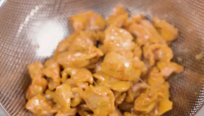 Remove from pan and drain excess oil.