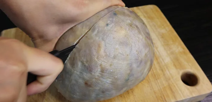 Slice and serve with salt, pepper, and lemongrass (optional).