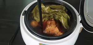 Easy Rice Cooker Braised Pork Belly with Duck Eggs (Thịt Kho Tàu)