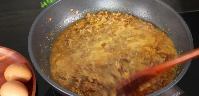 Simmer for about 5 minutes.