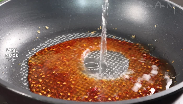 Add your pre-mixed spices into the pan with another 50ml of water. Bring to a boil and simmer for about 3 minutes until the sauce slightly thickens. Season to taste.