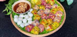 Grilled Rice Paper Rolls with Tamarind Fish Sauce Recipe
