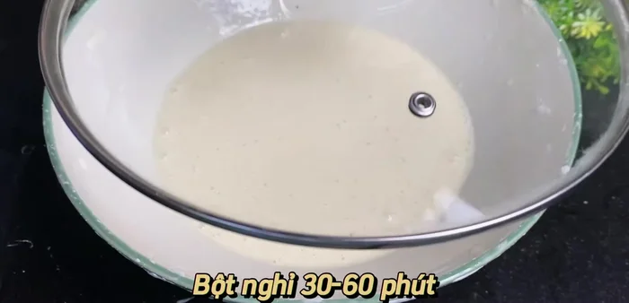 Rest the dough: Cover the dough and let it rest for 30-60 minutes.